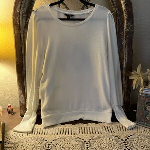 My Simply Vera - Vera Wang , White Sweater Size Large
